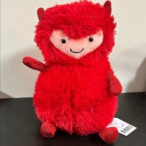 rare/retired jellycat Adorable Red Plush Toy